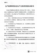 生產(chǎn)經(jīng)營單位安全生產(chǎn)主體責(zé)任落實承諾書